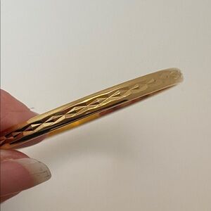 Monet Gold Bangle Bracelet